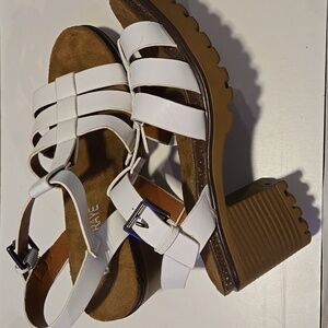 Danna Raye White Fisherman Women's Sandals Summer Shoes
